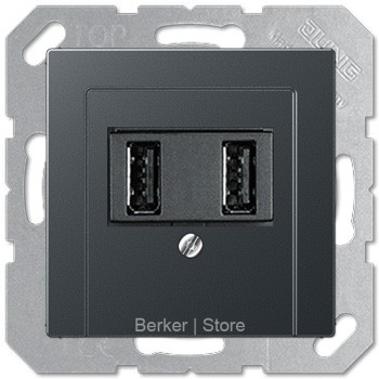S/B1 - USB зарядка для портативных устройств, Антрацит