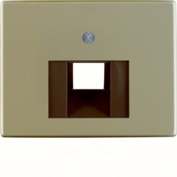 Центральная панель для розетки UAE, Arsys, металл, цвет: светло-бронзовый