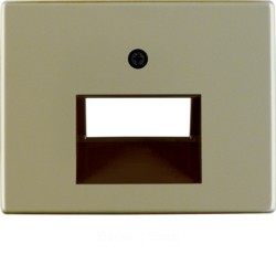 Центральная панель для UAE/E-DAT Design/Telekom розетка ISDN, Arsys, металл, цвет: светло-бронзовый