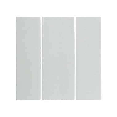 Клавиши для трехклавишного выключателя, S.1, цвет: полярная белизна, глянцевый