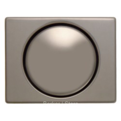 Центральная панель с регулирующей кнопкой для поворотного диммера, Arsys, металл, цвет: светло-бронзовый
