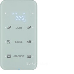 Touch Sensor, 3-канальный с регулятором температуры помещения, R.1, сконфигурирован, цвет: полярная белизна