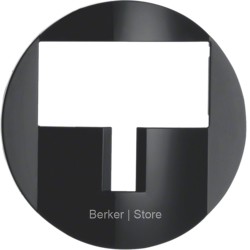 75962865 BERKER - Накладка для датчика движения KNX, цвет: черный