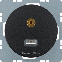 BMO USB/3.5mm AUDIO, R.1/R.3, цвет: черный