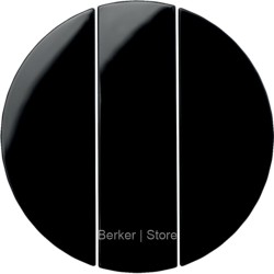 Клавиши для трехклавишного выключателя, R.1/R.3, цвет: черный