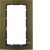 Рамка с большим вырезом, B.3, алюминий, цвет: коричневый/антрацитовый