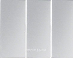 Клавиши для трехклавишного выключателя, K.5, цвет: алюминий