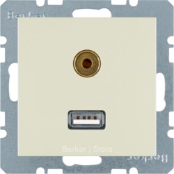BMO USB/3.5mm AUDIO, S.1, цвет: белый