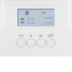 quicklink - Таймер для вставки выключателя, радиошина KNX, K.1, цвет: полярная белизна