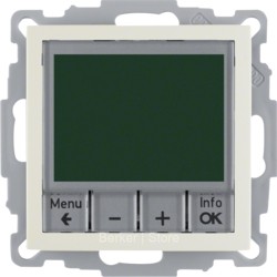 Регулятор температуры, с центральной панелью, S.1, цвет: белый, глянцевый