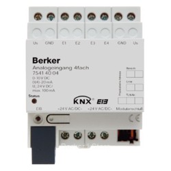 KNX - Аналоговый вход, 4-канальный, цвет: светло-серый