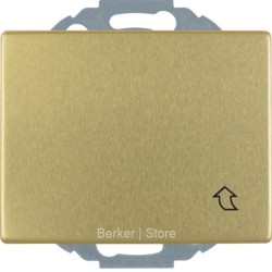 47570002 - Berker Штепсельная розетка SCHUKO с откидной крышкой, Arsys, металл, цвет: золотой