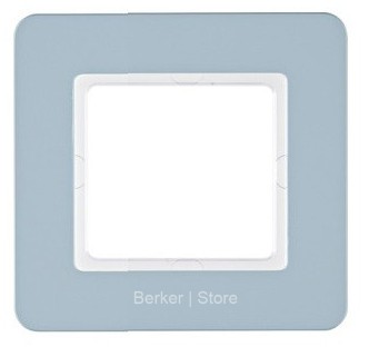 10116156 - Berker MAN Edition - Рамкa, Q.7, 1-местная, цвет: каменно-серый, матовый