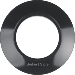 138101 - Berker Рамка, Serie 1930, 1-местная цвет: черный, глянцевый