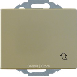 47570001 - Berker Штепсельная розетка SCHUKO с откидной крышкой, Arsys, металл, цвет: светло-бронзовый