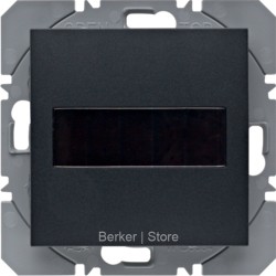 quicklink - Настенный передатчик, радиошина KNX, 1-канальный, плоский, солнечная батарея, S.1/B.3/B.7, цвет: антрацитовый