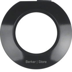 138141 - Berker Оконечная рамка, Serie 1930, цвет: черный, глянцевый