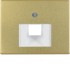 Центральная панель для розетки UAE, Arsys, металл, цвет: золотой