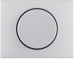 Центральная панель с регулирующей кнопкой для поворотного диммера, K.5, цвет: алюминиевый