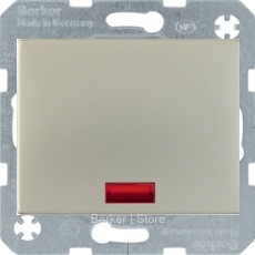 K1/K5 - Перекрестный Выключатель 1-клавишный,с подсветкой, Нержавеющая сталь