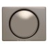 11340001 - Berker Центральная панель с регулирующей кнопкой для поворотного диммера, Arsys, металл, цвет: светло-бронзовый