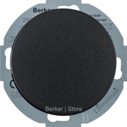 28342045 BERKER - Универсальный поворотный диммер с "Soft"-регулировкой, центральной панелью, R.1