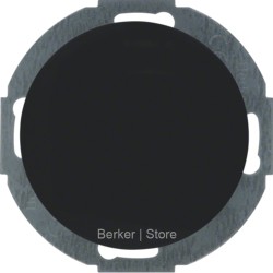 Заглушка с центральной панелью, R.classic, цвет: черный, глянцевый