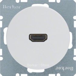 HDMI розетка, R.1/R.3, цвет: полярная белезна