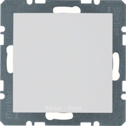 10091909 - Berker Заглушка с центральной панелью, S.1/B.3/B.7, цвет: полярная белизна, матовый