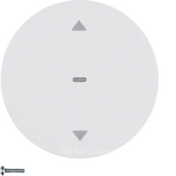 quicklink - Кнопка для вставки жалюзи, R.1/R.3, цвет: полярная белизна