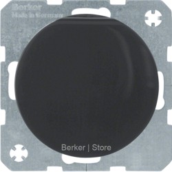 47512045 - Berker Штепсельная розетка SCHUKO с откидной крышкой, R.1/R.3, цвет: черный