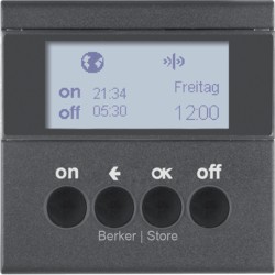 quicklink - Таймер для вставки выключателя, радиошина KNX, S.1/B.3/B.7, цвет: антрацитовый