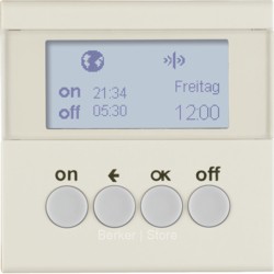 quicklink - Таймер для вставки выключателя, радиошина KNX, S.1/B.3/B.7, цвет: полярная белизна