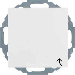 47441909 - Berker Штепсельная розетка SCHUKO с откидной крышкой, S.1/B.3/B.7, цвет: полярная белизна, матовый