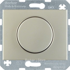 K1/K5 - Светорегулятор поворотный, (R, L, LED): 200- 500Вт, 3-100Вт, Нержавеющая сталь