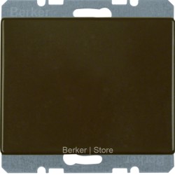 6710450001 - Berker Заглушка с центральной панелью, Arsys, цвет: коричневый, глянцевый