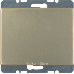 10440001 - Berker Заглушка с центральной панелью, Arsys, металл, цвет: светло-бронзовый