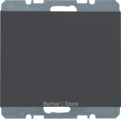 10457006 - Berker Заглушка с центральной панелью, K.1, цвет: антрацитовый, матовый