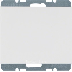 6710457009 - Berker Заглушка с центральной панелью, K.1, цвет: полярная белизна, глянцевый