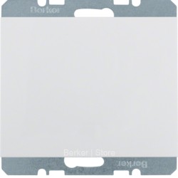 10457009 - Berker Заглушка с центральной панелью, K.1, цвет: полярная белизна, глянцевый
